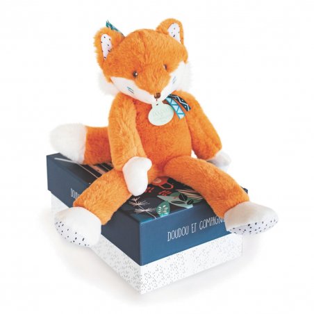 DouDou Fuchs Indianer mit Geschenkkarton | Kuscheltier.Boutique