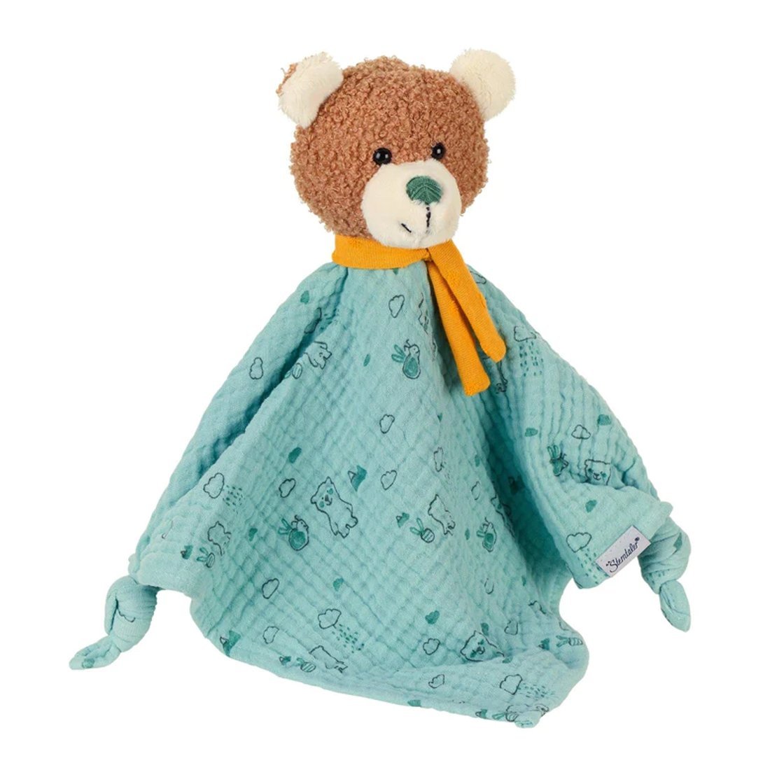 Sterntaler Teddybär Ben, Musselin-Schmusetuch | Kuscheltier.Boutique