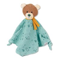 Sterntaler Teddybär Ben, Vprderseite Musselin-Schmusetuch | Kuscheltier.Boutique