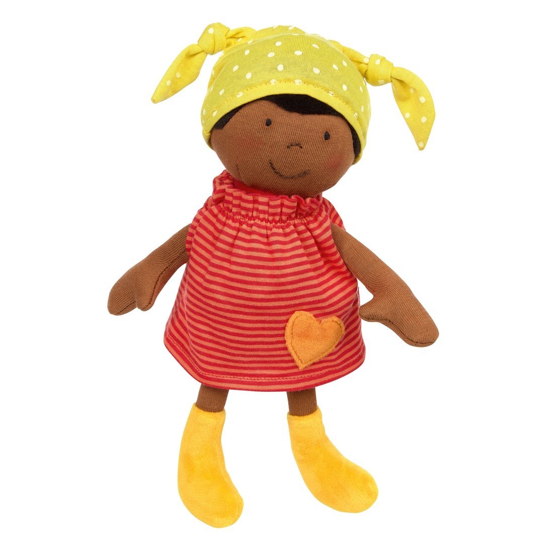 sigikid Stoffpuppe Brenda Bilipup mit rotem Kleid | KuscheltierBoutique