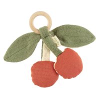 sigikid GREEN Kirsche Herbstfarben, Rassel / Greifling | Kuscheltier.Boutique
