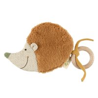sigikid GREEN Bio Knistertuch Igel, sandbraun | Kuscheltier.Boutique