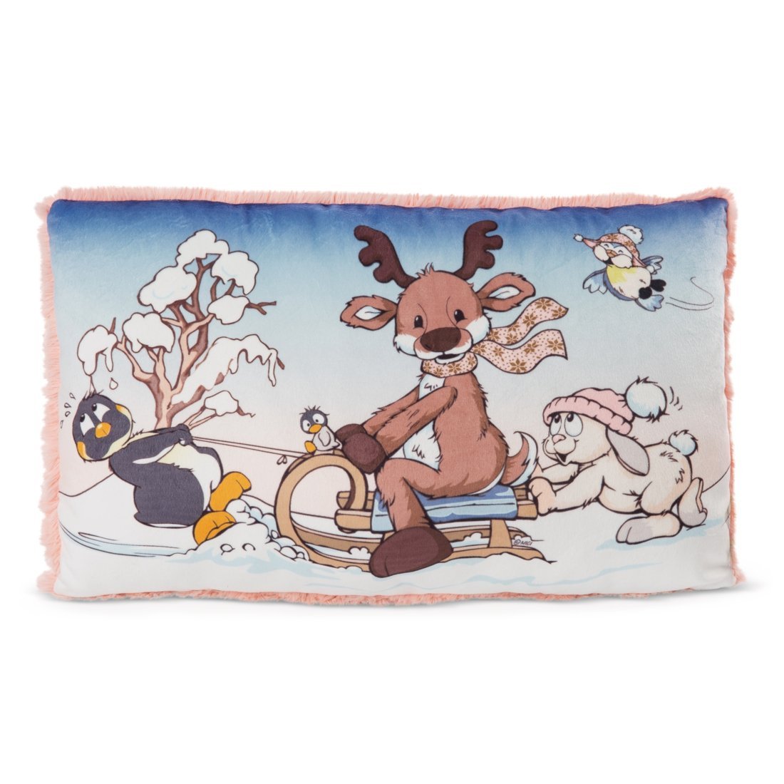 NICI Winter Friends 2022, Vorderseite Kissen | Kuscheltier.Boutique