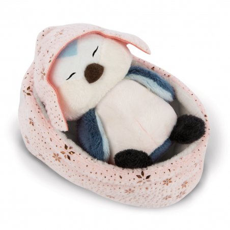 NICI Winter Friends Vogel Andoli schlafend im Nest | Kuscheltier.Boutique