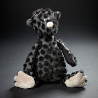 sigikid BEASTtown Teddybär Ach Good, schwarz vorne | Kuscheltier.Boutique