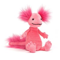 Jellycat Plüschtiere Axolotl Alice pink, 17cm Vorderseite | Kuscheltier.Boutique