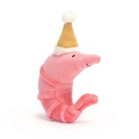 Jellycat Celebration Crustacean Shrimp, Garnele Vorderseite | Kuscheltier.Boutique