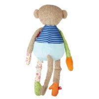 sigikid Patchwork Sweety Affe bunt Rückseite | Kuscheltier.Boutique