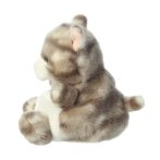 Palm Pals Plüsch Katze Silver Kitty sitzend | Kuscheltier.Boutique