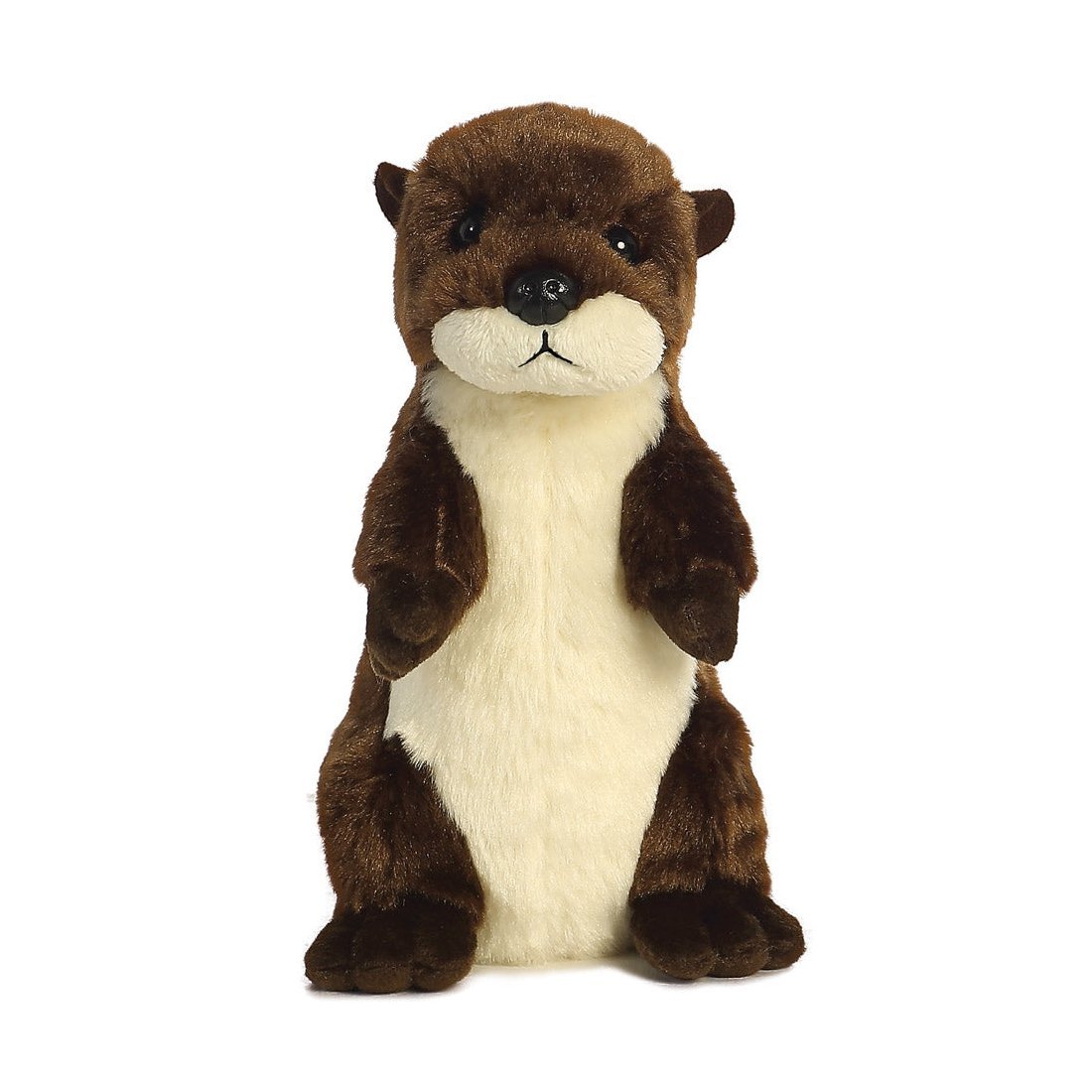 Aurora Mini Flopsies Otter braun-weiß, Vorderseite | Kuscheltier.Boutique Aurora Mini Flopsies Otter braun-weiß, Vorderseite | Kuscheltier.Boutique