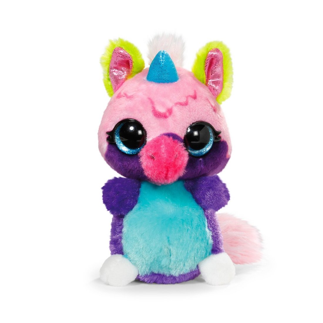 NICI 42486 Flashies Kuscheltier Einhorn Blibbs mit LED-Augen 12 cm