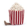 Jellycat Amuseables Popcorn, rot-weiß | Kuscheltier.Boutique