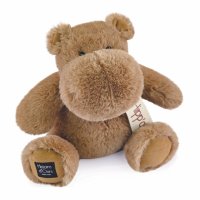 Histoire d'Ours: Nilpferd Hippo Chocolate Chaud, 25cm groß braun 
