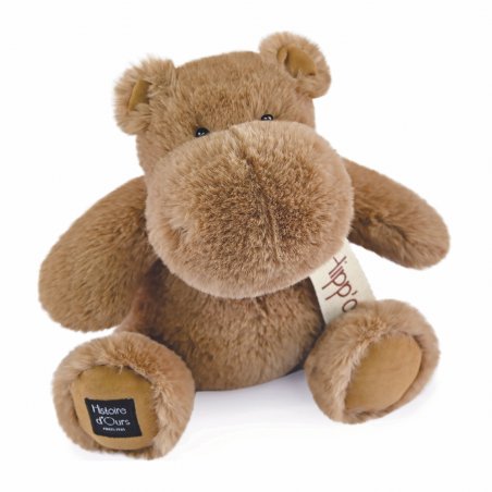 Histoire d'Ours: Nilpferd Hippo Chocolate Chaud, 25cm braun | Kuscheltier.Boutique