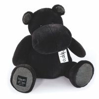 Histoire d'Ours: Nilpferd Hippo Hip'Rock, 40cm anthrazit | Kuscheltier.Boutique