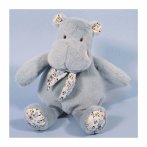 Histoire d'Ours: Nilpferd Hippo Hip'Bandana, hellblau | Kuscheltier.Boutique