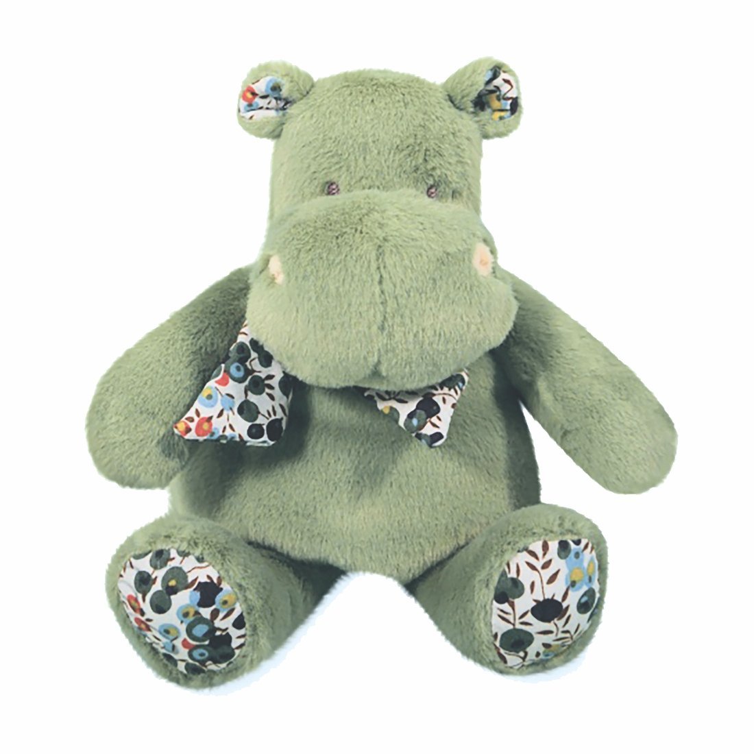 Histoire d'Ours: Nilpferd Hippo Hip'Bandana, Vorderseite | Kuscheltier.Boutique