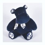 Histoire d'Ours: Nilpferd Hippo Hip'Bandana, marine | Kuscheltier.Boutique