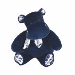 Histoire d'Ours: Nilpferd Hippo Hip'Bandana, Vorderseite | Kuscheltier.Boutique