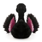 NICI Love Koellektion Schwan, schwarz Rückseite | Kuscheltier.Boutique