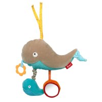 sigikid PlayQ Aktiv-Spielzeug Wal klein Vorderseite | Kuscheltier.Boutique