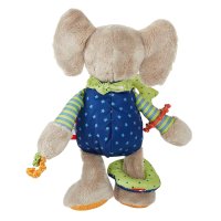 sigikid PlayQ Plüschtier Elefant, Rückseite | Kuscheltier.Boutique