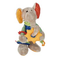 sigikid PlayQ Plüschtier Elefant, Vorderseite | Kuscheltier.Boutique