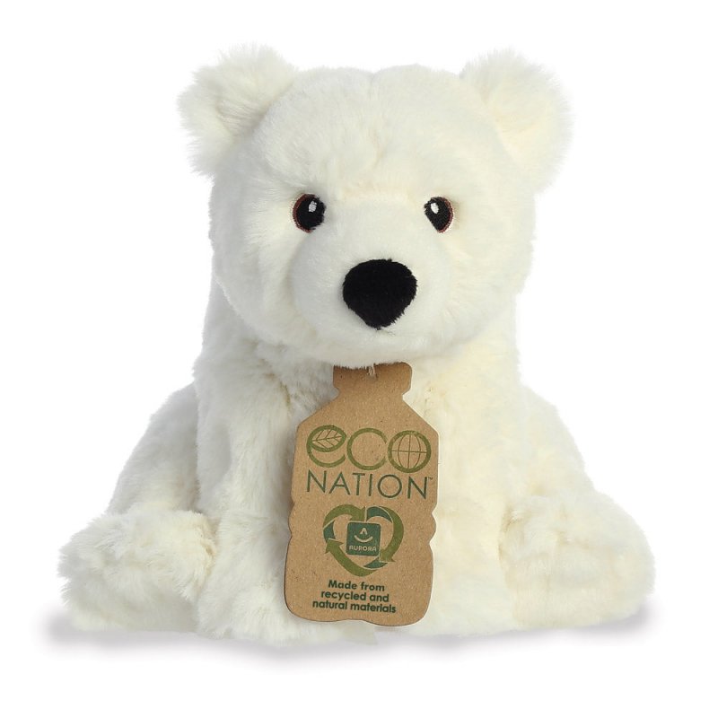Eisbär Eco Nation, Plüschtier mit Etikett | Kuscheltier.Boutique
