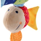 sigikid PlayQ Aktiv-Spielzeug Fisch bunt Rattelfisch | Kuscheltier.Boutique