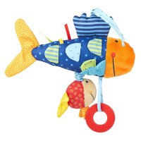 sigikid PlayQ Aktiv-Spielzeug Fisch bunt | Kuscheltier.Boutique