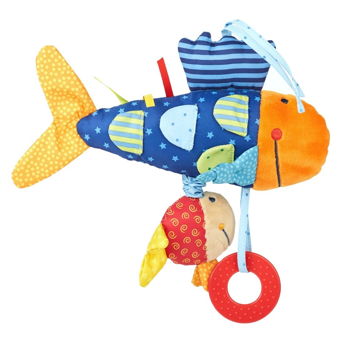 sigikid PlayQ Aktiv-Spielzeug Fisch bunt | Kuscheltier.Boutique