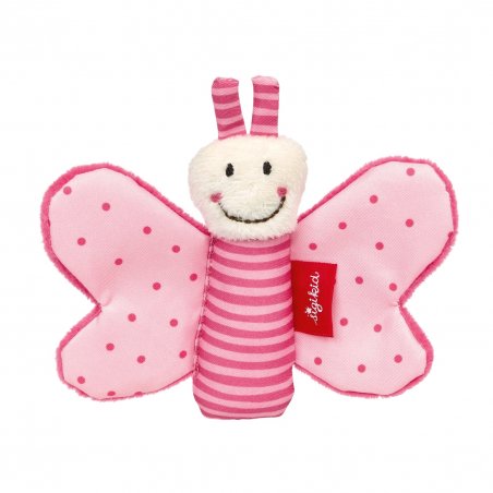 sigikid für Babys Schmetterling rosa, Vorderseite | Kuscheltier.Boutique