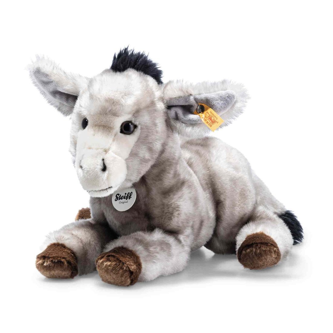 Steiff Plüschtiere Esel Izzy, grau gespitzt | Kuscheltier.Boutique Steiff Plüschtiere Esel Izzy, grau gespitzt | Kuscheltier.Boutique