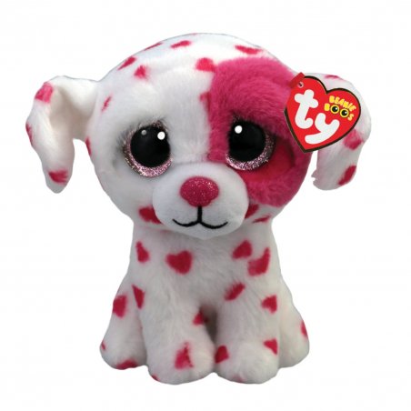 Ty Beanie Boos Dalmatiner Beau, weiß / pink | Kuscheltier.Boutique Ty Beanie Boos Dalmatiner Beau, weiß / pink | Kuscheltier.Boutique