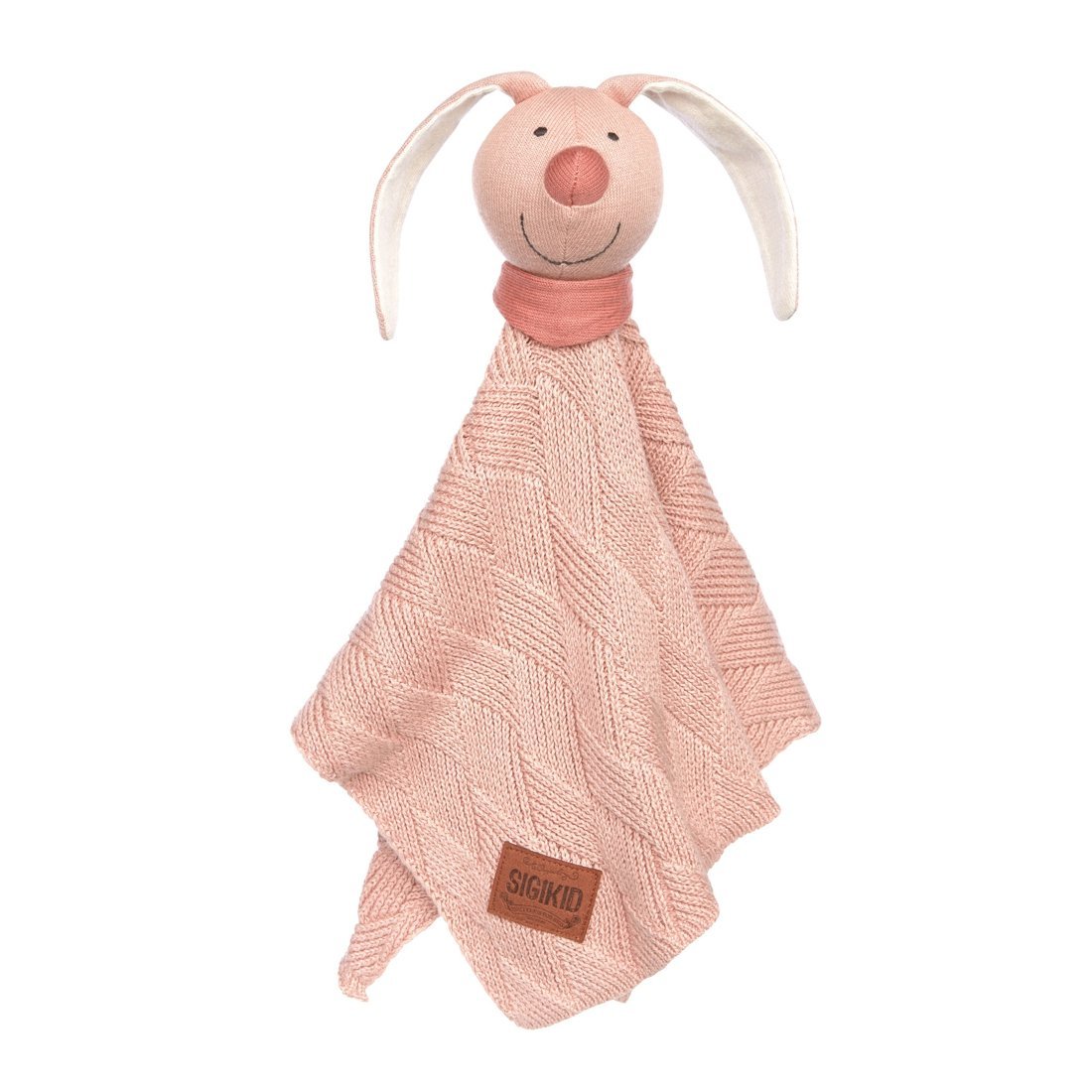 sigikid Strick-Schmusetuch Hase, rosa | Kuscheltier.Boutique