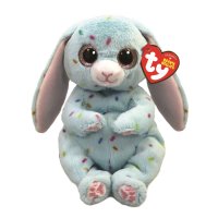 Ty Beanie Bellies Hase Blueford, blaugrau / bunt | Kuscheltier.Boutique