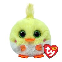 Ty Puffies Plüschtiere Küken Chick, gelb / weiß | Kuscheltier.Boutique
