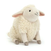 Jellycat Schaf Burlo Boo Sheep, Vorderseite | Kuscheltier.Boutique