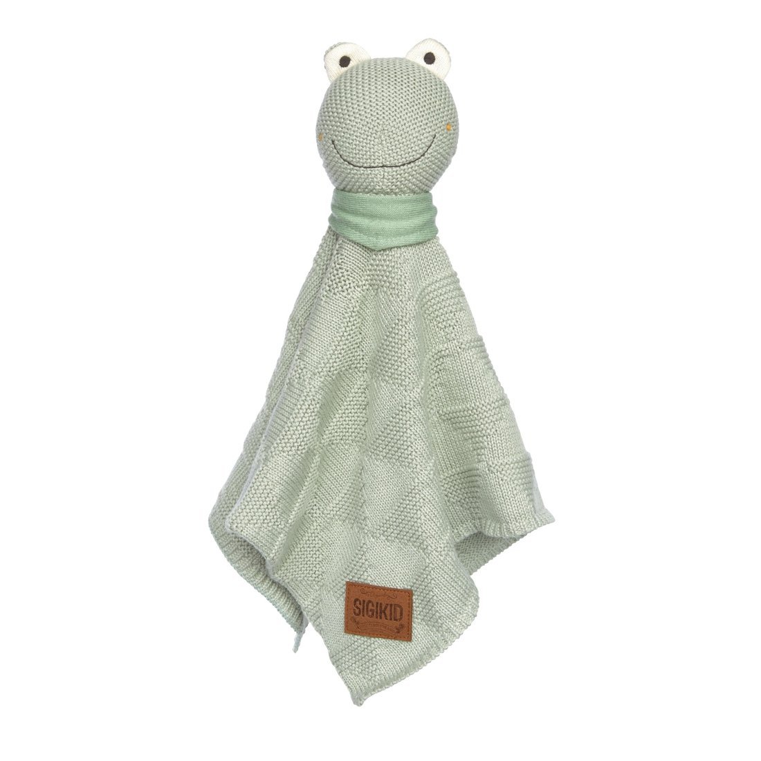 sigikid Strick-Schmusetuch Frosch, mint | Kuscheltier.Boutique