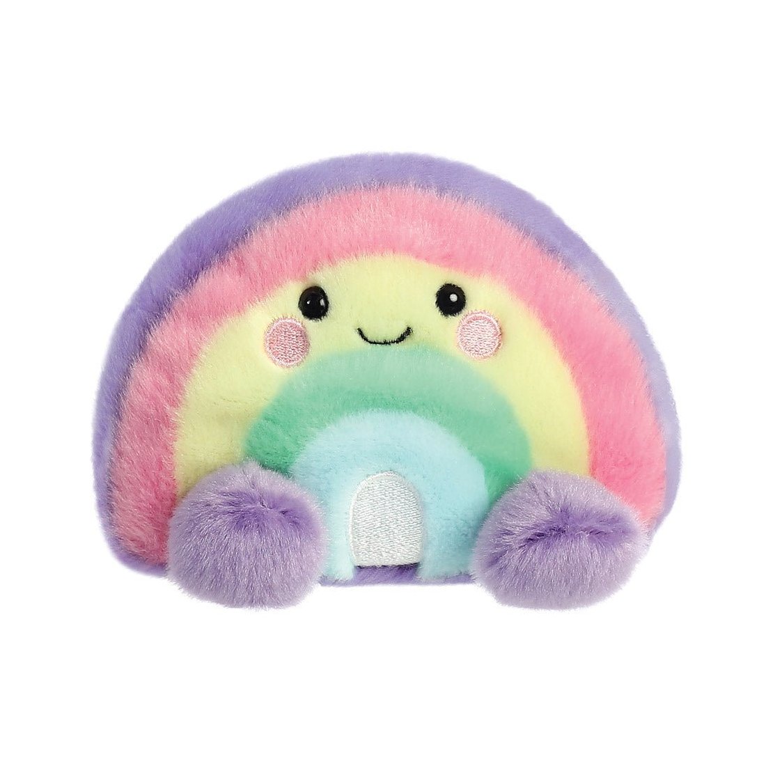 Palm Pals Plüsch Regenbogen Vivi 13cm Vorderseite | Kuscheltier.Boutique