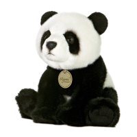 Aurora MiYoni Plüschtier Panda, 26cm schwarz-weiß | Kuscheltier.Boutique