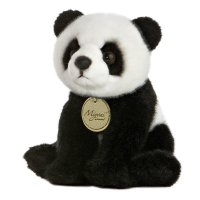 Aurora MiYoni Plüschtier Panda, 19cm schwarz-weiß | Kuscheltier.Boutique