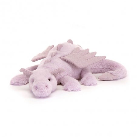 Jellycat Plüschtiere Drache Lavender groß, Vorderseite | Kuscheltier.Boutique Jellycat Plüschtiere Drache Lavender groß, Vorderseite | Kuscheltier.Boutique