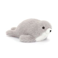 Jellycat Seehund Nauticool Grey Seal, Vorderseite | Kuscheltier.Boutique