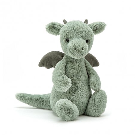 Jellycat Drache Bashful Dragon, hellgrün | Kuscheltier.Boutique