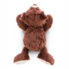 Nici GREEN Teddybär kakaobraun liegend Oberseite | Kuscheltier.Boutique