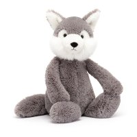 Jellycat Wolf Bashful Wolf, Vorderseite | Kuscheltier.Boutique