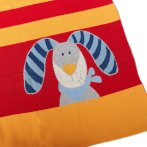 sigikid Hase RingelDingel Strick-Schmusedecke Vorderseite | Kuscheltier.Boutique