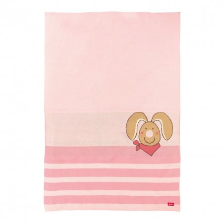 sigikid Hase DubbiDuu, Strick-Schmusedecke | Kuscheltier.Boutique