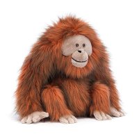 Jellycat Affe Oswald Orangutan, Vorderseite | Kuscheltier.Boutique